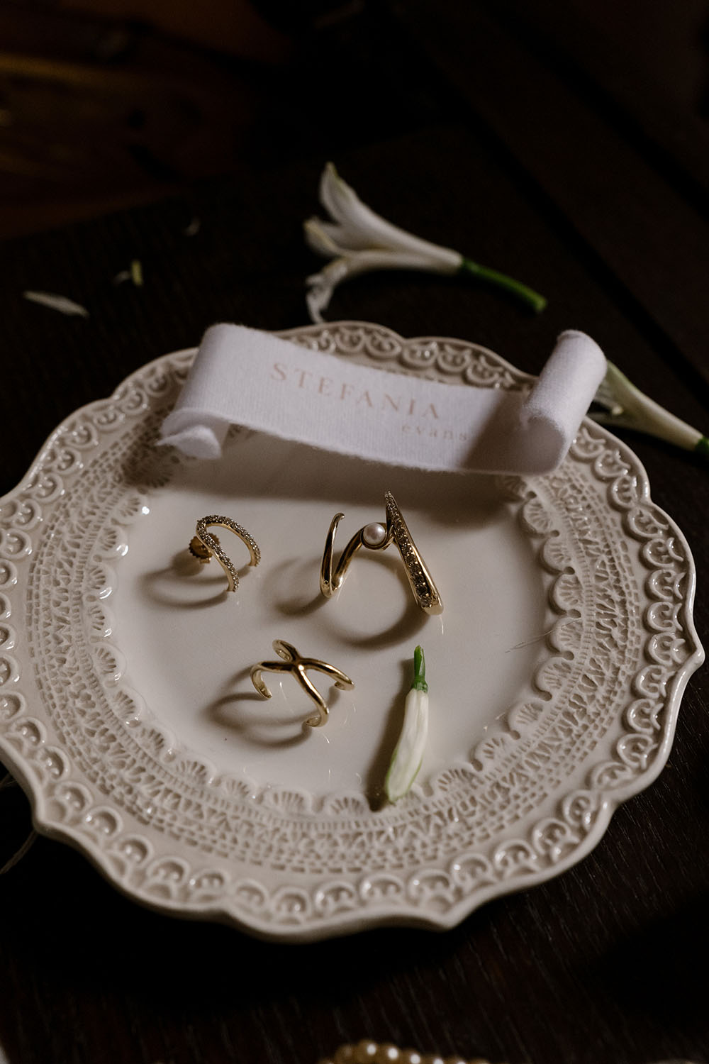 Wedding detail styling by Ca' di Campo in an Italian villa